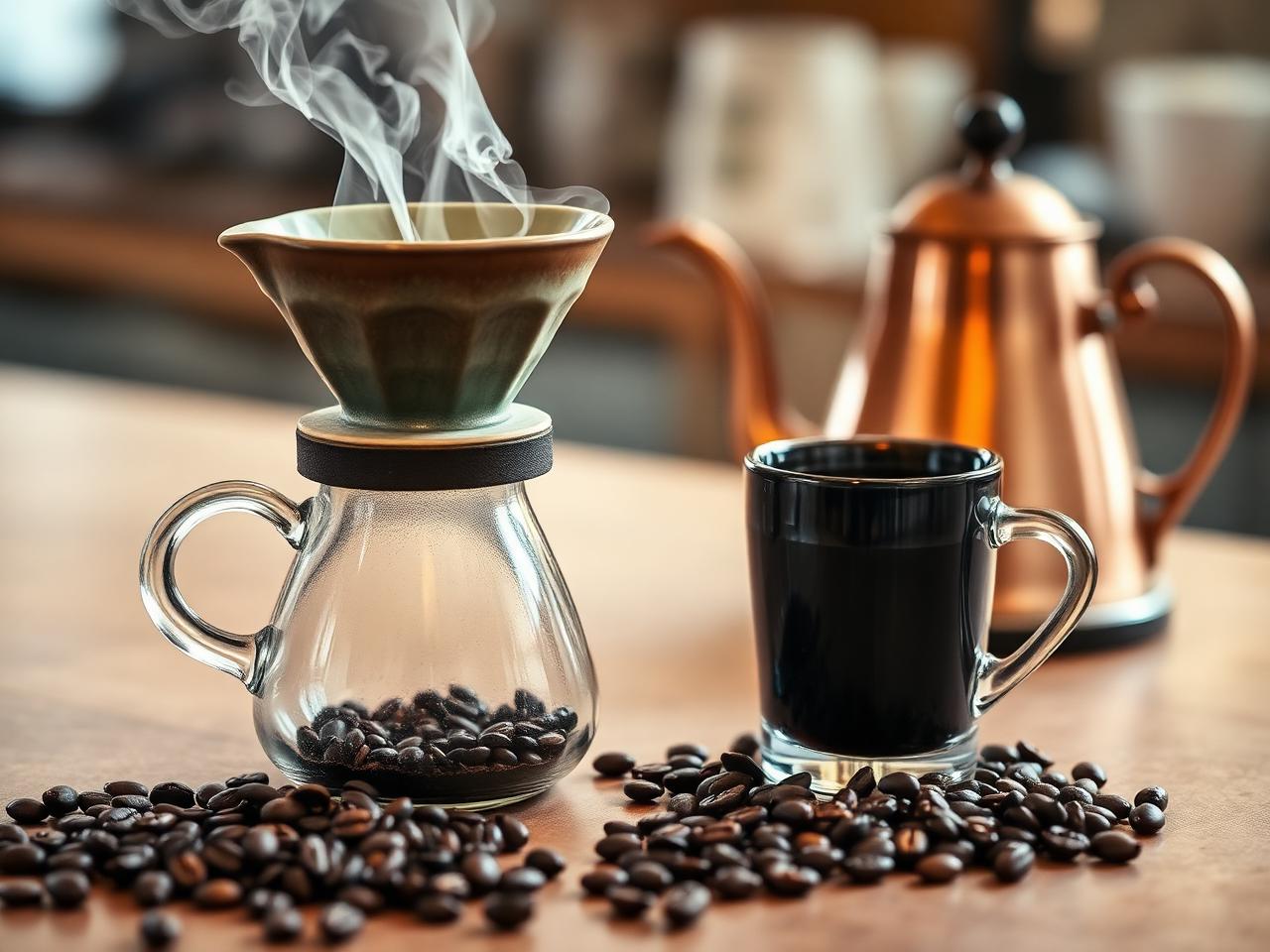 Specialty coffee pour-over