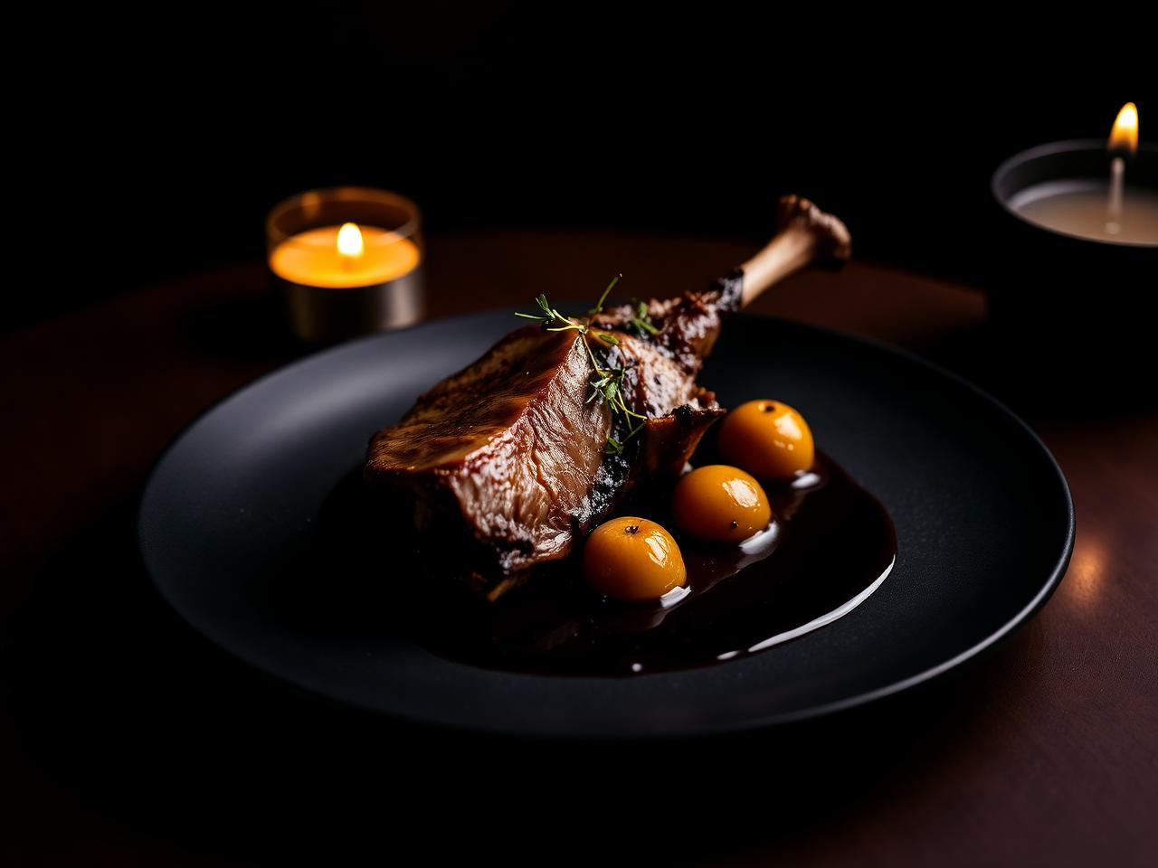 Fine dining plate